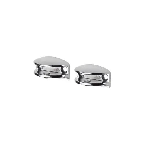 Flic 1.6" H X 1.6" W X 0.8" D Silver Metal Shelf Clips Chrome Flic 1.6" H X 1.6" W X 0.8" D Silver Metal Shelf Clips Chrome