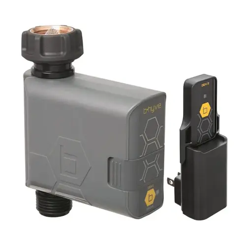 B-Hyve Programmable 1 Zone WiFi Hose Faucet Timer Black/Gray B-Hyve Programmable 1 Zone WiFi Hose Faucet Timer Black/Gray