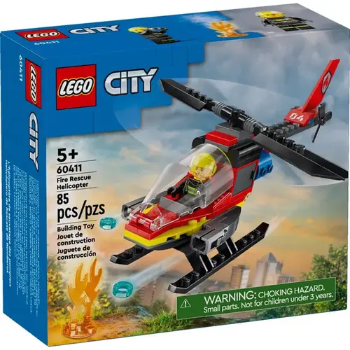 City Fire Rescue Helicopter Building Set Multicolored 85 pc Multicolored City Fire Rescue Helicopter Building Set Multicolored 85 pc Multicolored