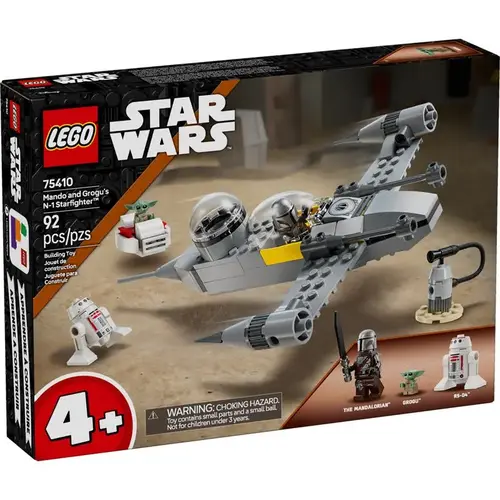 Star Wars Mando and Grogu's N-1 Starfighter Building Toy Multi 92 pc Multi Star Wars Mando and Grogu's N-1 Starfighter Building Toy Multi 92 pc Multi