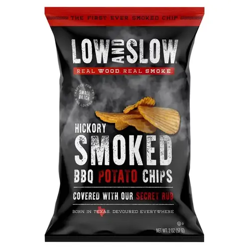 Hickory Smoked BBQ Potato Chips 2 oz Bagged Hickory Smoked BBQ Potato Chips 2 oz Bagged
