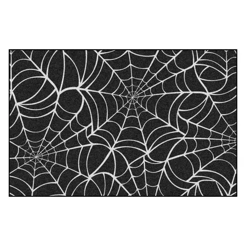 30" W X 20" L Multi-Color Spider Web Rubber Door Mat Multi-Color 30" W X 20" L Multi-Color Spider Web Rubber Door Mat Multi-Color