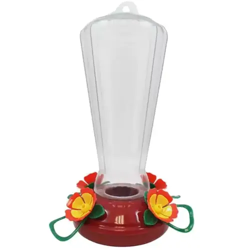 Hummingbird 25 oz Plastic Nectar Bird Feeder 4 ports Hummingbird 25 oz Plastic Nectar Bird Feeder 4 ports