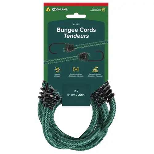 Coghlan's Green Bungee Cord 20" L Green Coghlan's Green Bungee Cord 20" L Green