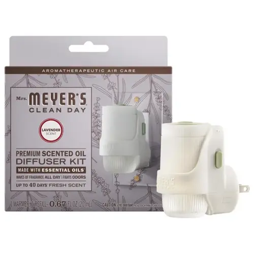 Mrs. Meyer's Clean Day Lavender Scent Air Freshener Starter Kit 0.67 oz Liquid Mrs. Meyer's Clean Day Lavender Scent Air Freshener Starter Kit 0.67 oz Liquid