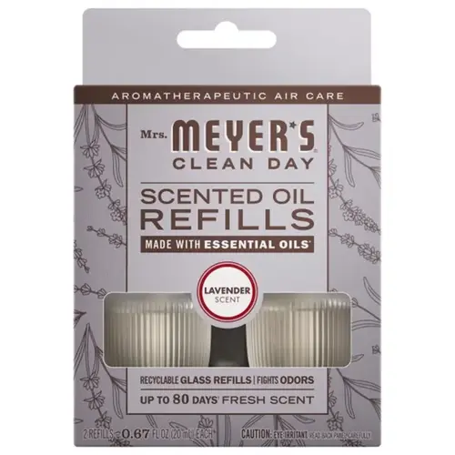 Mrs. Meyer's Clean Day Lavender Scent Air Freshener Oil Refill 0.67 oz Liquid Mrs. Meyer's Clean Day Lavender Scent Air Freshener Oil Refill 0.67 oz Liquid