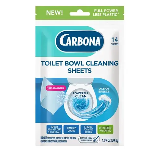 Ocean Breeze Scent Toilet Bowl Cleaner 1.09 oz Wipes Ocean Breeze Scent Toilet Bowl Cleaner 1.09 oz Wipes