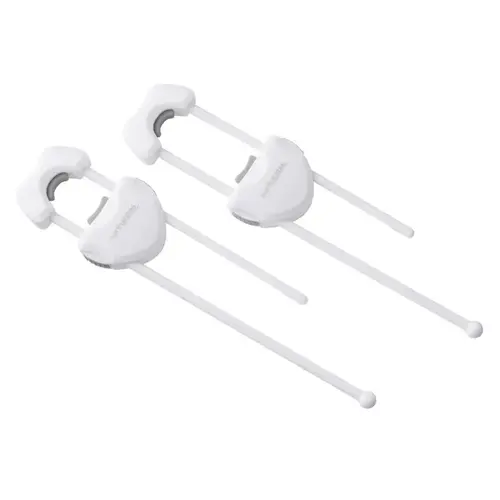North States White Plastic Cabinet Locks White North States White Plastic Cabinet Locks White