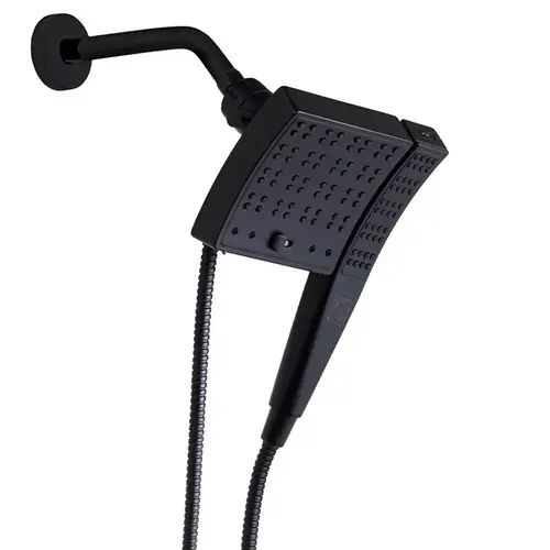 Seventy Matte Black 3 settings Showerhead Combo 1.8 gpm Matte Black Seventy Matte Black 3 settings Showerhead Combo 1.8 gpm Matte Black