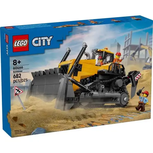 Yellow Bulldozer City Building Set Multi 682 pc Multi Yellow Bulldozer City Building Set Multi 682 pc Multi