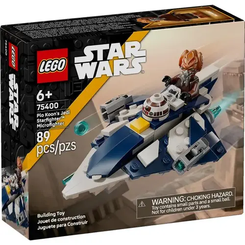 Plo Koons Jedi Starfighter Microfighter Star Wars Building Set Multicolored 89 pc Multicolored Plo Koons Jedi Starfighter Microfighter Star Wars Building Set Multicolored 89 pc Multicolored