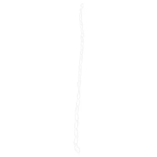 White Steel 36" H Sturdy Extender Chain White White Steel 36" H Sturdy Extender Chain White