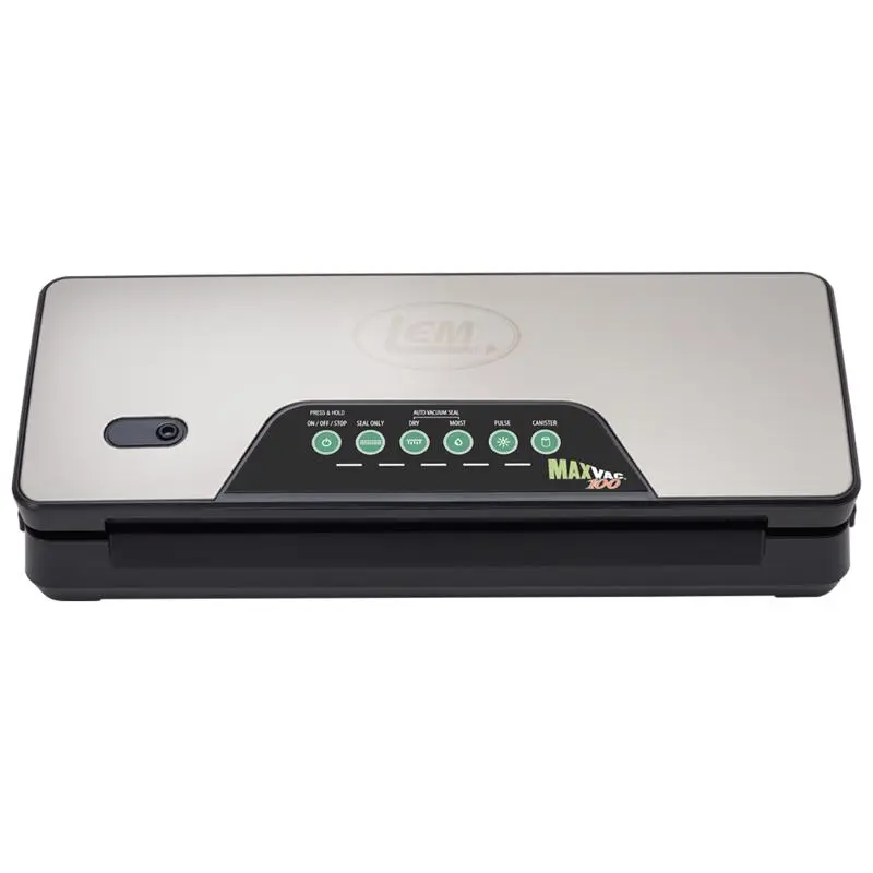 LEM Products Max Vac Black/Silver Food Vacuum Sealer Matte 1722