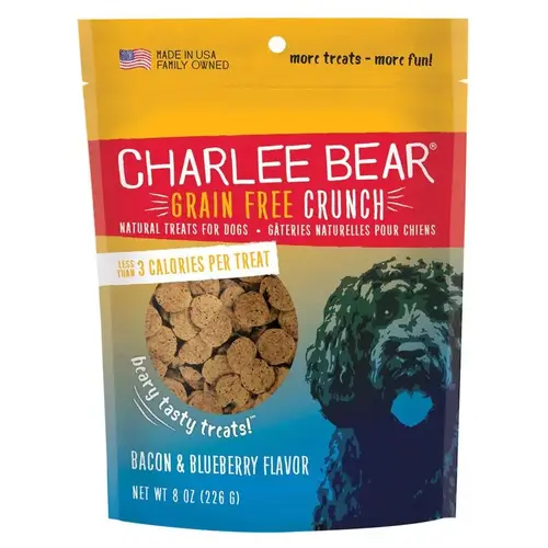 Grain Free Crunch Bacon Blueberry Grain Free Biscuit For Dogs 8 oz Grain Free Crunch Bacon Blueberry Grain Free Biscuit For Dogs 8 oz