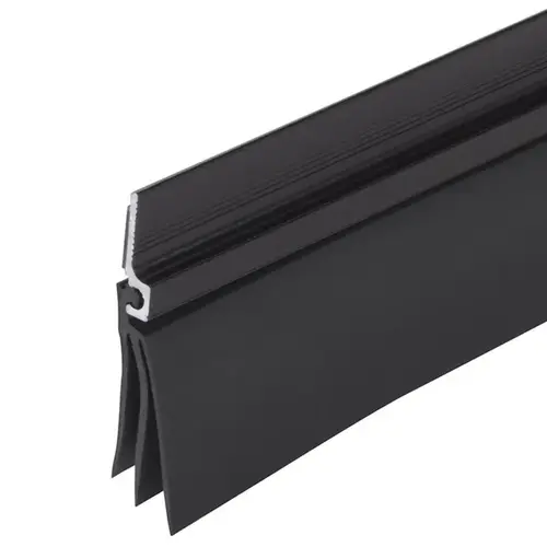 Black Aluminum/Vinyl Sweep For Doors 36" L X 2" Black Black Aluminum/Vinyl Sweep For Doors 36" L X 2" Black