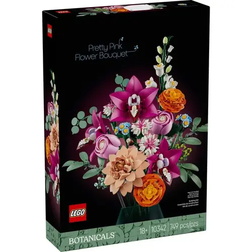 Botanicals Pretty Pink Flower Bouquet Building Set Multi 749 pc Multi Botanicals Pretty Pink Flower Bouquet Building Set Multi 749 pc Multi