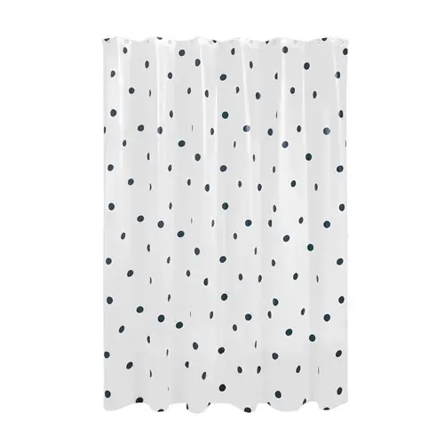 72" H X 72" W White Frost Shower Curtain PEVA White 72" H X 72" W White Frost Shower Curtain PEVA White