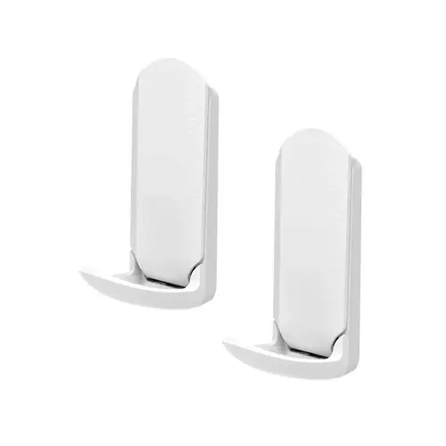 MINI White Metal/Steel Magnetic Hooks 15 lb. cap. White MINI White Metal/Steel Magnetic Hooks 15 lb. cap. White
