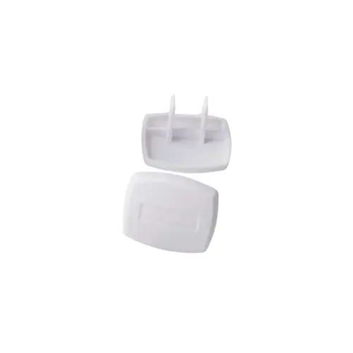 Toddleroo White Plastic Plug Protectors White Toddleroo White Plastic Plug Protectors White