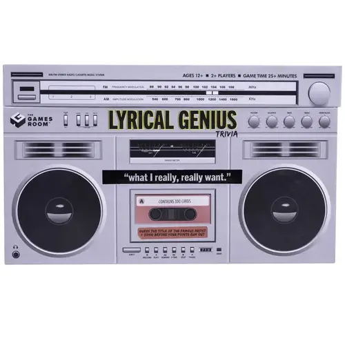 Lyrical Genius Cassette Trivia Cards Lyrical Genius Cassette Trivia Cards