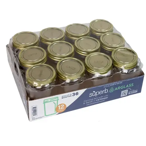Arglass Wide Mouth Canning Jar 16 oz Arglass Wide Mouth Canning Jar 16 oz