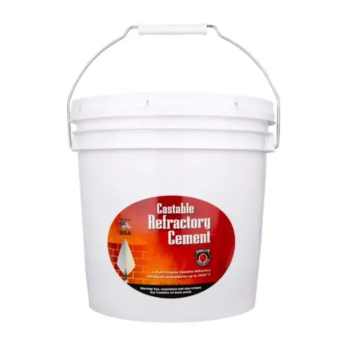 Meeco's Red Devil Refractory Cement Buff Meeco's Red Devil Refractory Cement Buff