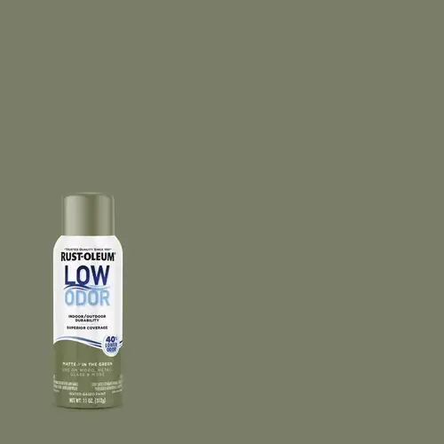 Low Odor Matte In The Green Spray Paint 11 oz In The Green Low Odor Matte In The Green Spray Paint 11 oz In The Green