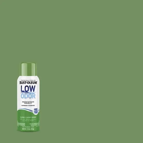 Low Odor Gloss Lucky Green Spray Paint 11 oz Lucky Green Low Odor Gloss Lucky Green Spray Paint 11 oz Lucky Green