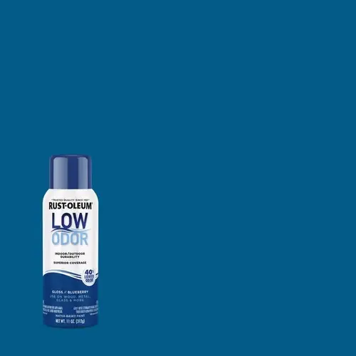 Low Odor Gloss Blueberry Spray Paint 11 oz Blueberry Low Odor Gloss Blueberry Spray Paint 11 oz Blueberry