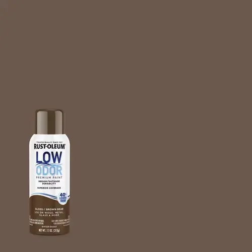 Low Odor Gloss Brown Bear Spray Paint 11 oz Brown Bear Low Odor Gloss Brown Bear Spray Paint 11 oz Brown Bear