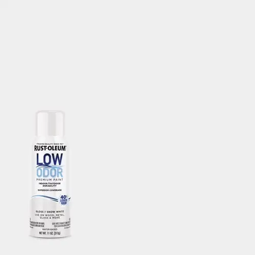 Low Odor Gloss Snow White Spray Paint 11 oz Snow White Low Odor Gloss Snow White Spray Paint 11 oz Snow White