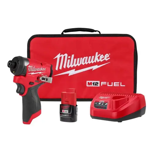 M12 FUEL 1/4" Brushless Impact Driver Kit (Battery & Charger) M12 FUEL 1/4" Brushless Impact Driver Kit (Battery & Charger)