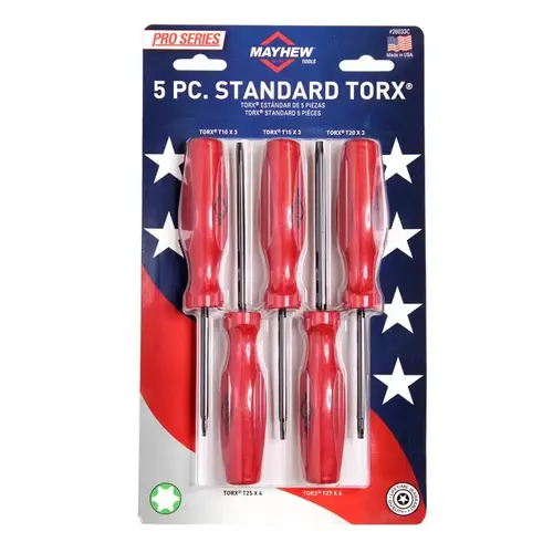 Torx Screwdriver Set Black/Red Torx Screwdriver Set Black/Red