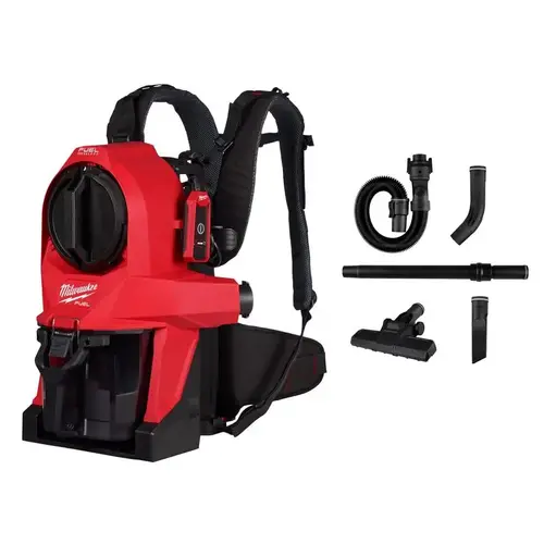 Fuel 1 gal Cordless Backpack Vacuum Red Fuel 1 gal Cordless Backpack Vacuum Red
