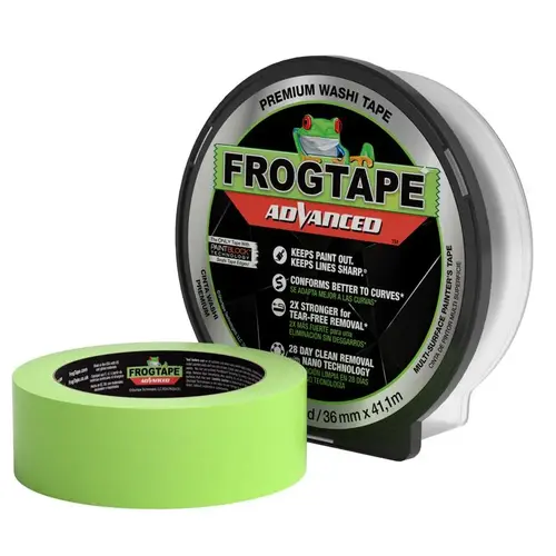 Advanced 1.41" W X 45 yd L Green Medium Strength Painter's Tape 1 pk Green Advanced 1.41" W X 45 yd L Green Medium Strength Painter's Tape 1 pk Green