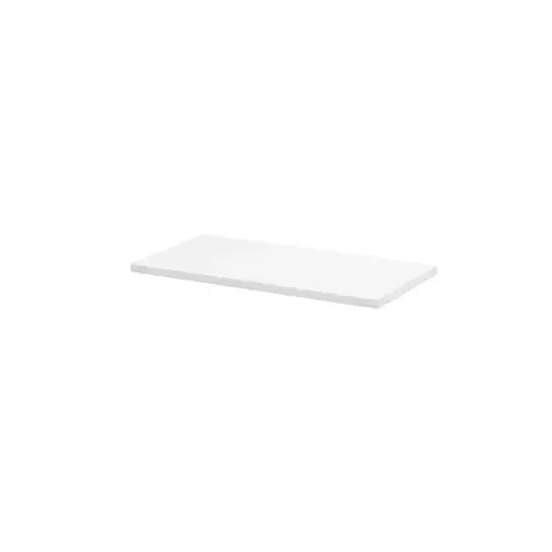 Lite .75" H X 23.6" W X 9.8" D White Wood Shelf Board Melamine Lite .75" H X 23.6" W X 9.8" D White Wood Shelf Board Melamine