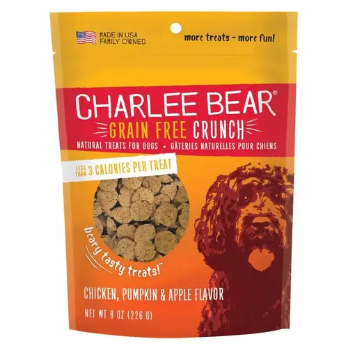 Grain Free Crunch Chicken/Pumpkin/Apple Grain Free Biscuit For Dogs 8 oz 1 pk Grain Free Crunch Chicken/Pumpkin/Apple Grain Free Biscuit For Dogs 8 oz 1 pk