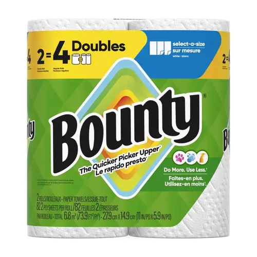 Paper Towels 82 sheet 2 ply 2 pk White Paper Towels 82 sheet 2 ply 2 pk White