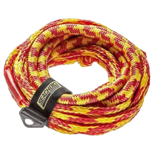 Polypropylene Red/Yellow Bungee Tow Rope 50 ft. L Red/Yellow Polypropylene Red/Yellow Bungee Tow Rope 50 ft. L Red/Yellow