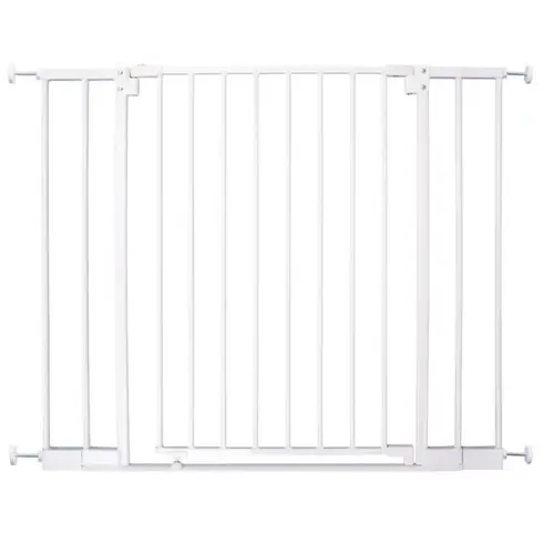 White Metal Expandable Baby Gate 1 pk White White Metal Expandable Baby Gate 1 pk White