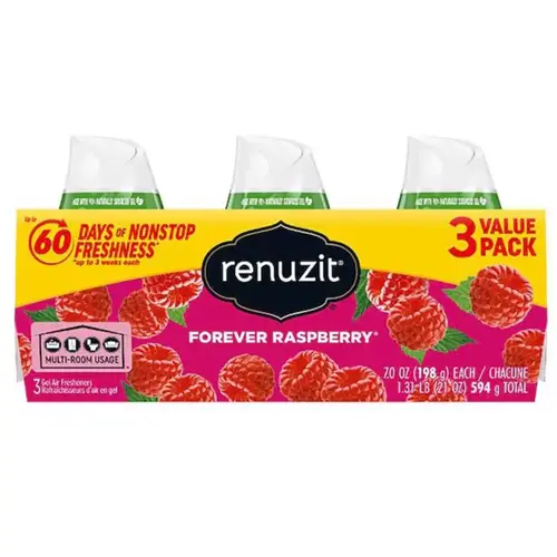Forever Raspberry Scent Air Freshener 21 oz Gel 3 pk Forever Raspberry Scent Air Freshener 21 oz Gel 3 pk
