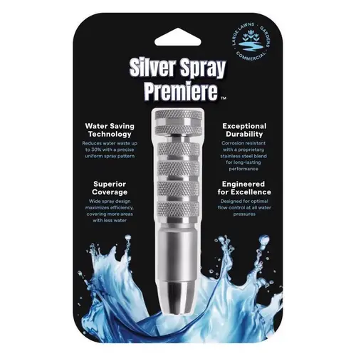 Adjustable Stainless Steel Spray Nozzle Silver Adjustable Stainless Steel Spray Nozzle Silver