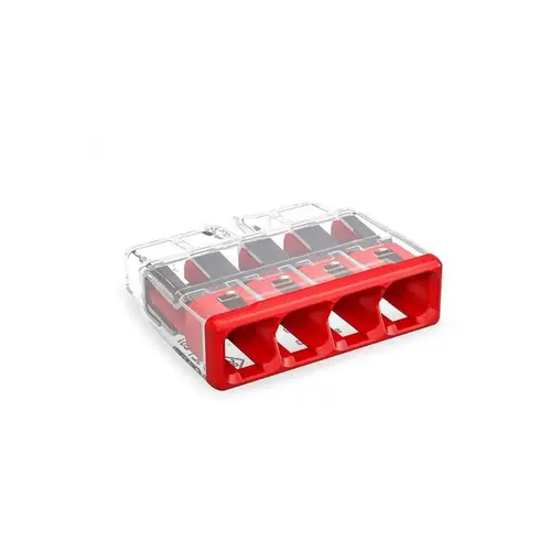 4 Port Push-In Wire Connector 100 pk 4 Port Push-In Wire Connector 100 pk
