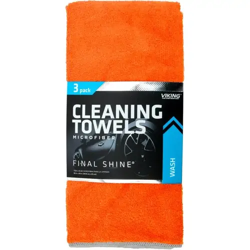 24" L X 16" W Microfiber Cleaning Towel 3 pk 24" L X 16" W Microfiber Cleaning Towel 3 pk