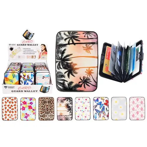 Anodized Aluminum Card Guard Wallet Multicolored Anodized Aluminum Card Guard Wallet Multicolored