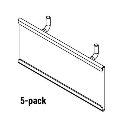 Black Metal Sign Holder 2.25" H X 5.25" L Black Black Metal Sign Holder 2.25" H X 5.25" L Black