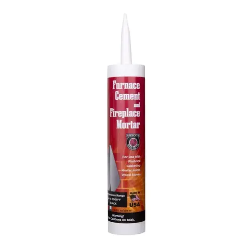 10.3 Oz. Black Ready-to-Use Fireplace Mortar - pack of 10 10.3 Oz. Black Ready-to-Use Fireplace Mortar - pack of 10