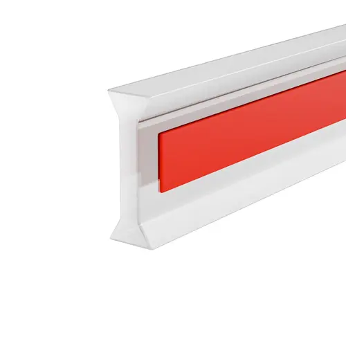 Strip For 180 Degree Glass-To-Glass Joints 1/2" Tempered Glass PVC 120" Stock Length Clear Finish Strip For 180 Degree Glass-To-Glass Joints 1/2" Tempered Glass PVC 120" Stock Length Clear Finish