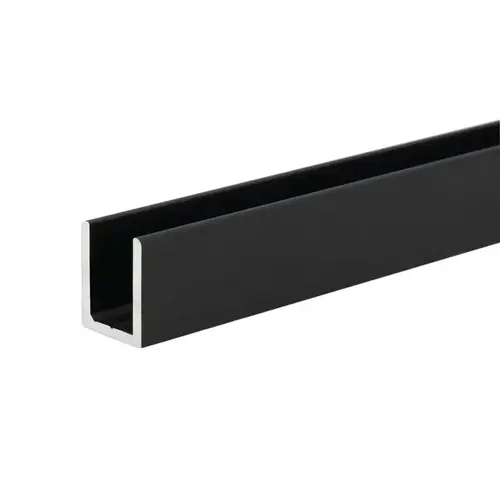 Matte Black STANDARD U-CHANNEL 95" Length Matte Black STANDARD U-CHANNEL 95" Length
