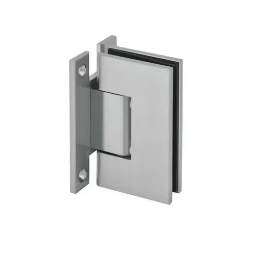 Wall to Glass "H" Back Plate Hinge-Chrome Wall to Glass "H" Back Plate Hinge-Chrome